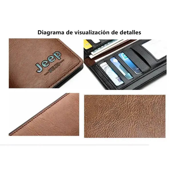 (Buy 1 Get 1 free )Jeep Premium Wallet