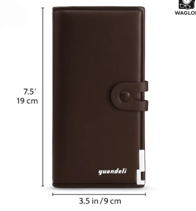 Faux Leather Mobile Long Wallet