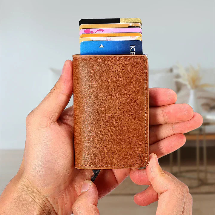 Pop Up Leather Wallet