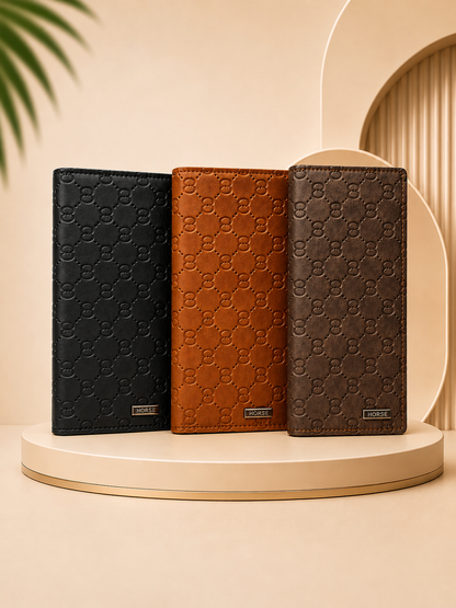Premium Men’s Long Wallet – Stylish Leather Card Holder & Cash Organizer