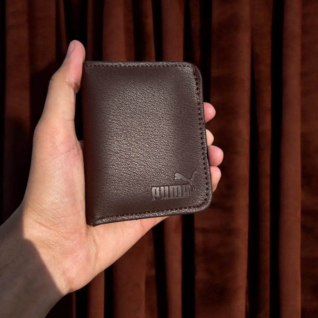 Pure Synthetic Leather Puma Wallets (Buy 1 Get 1 Free) Special Offer