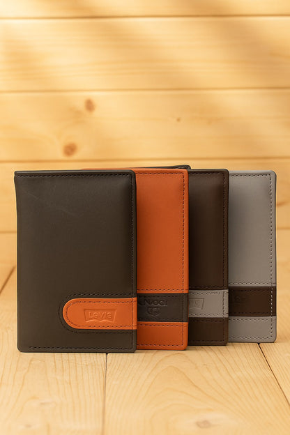 Bifold Mini Long Leather Wallet